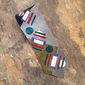 Classic Retro 40's Style Silk Tie